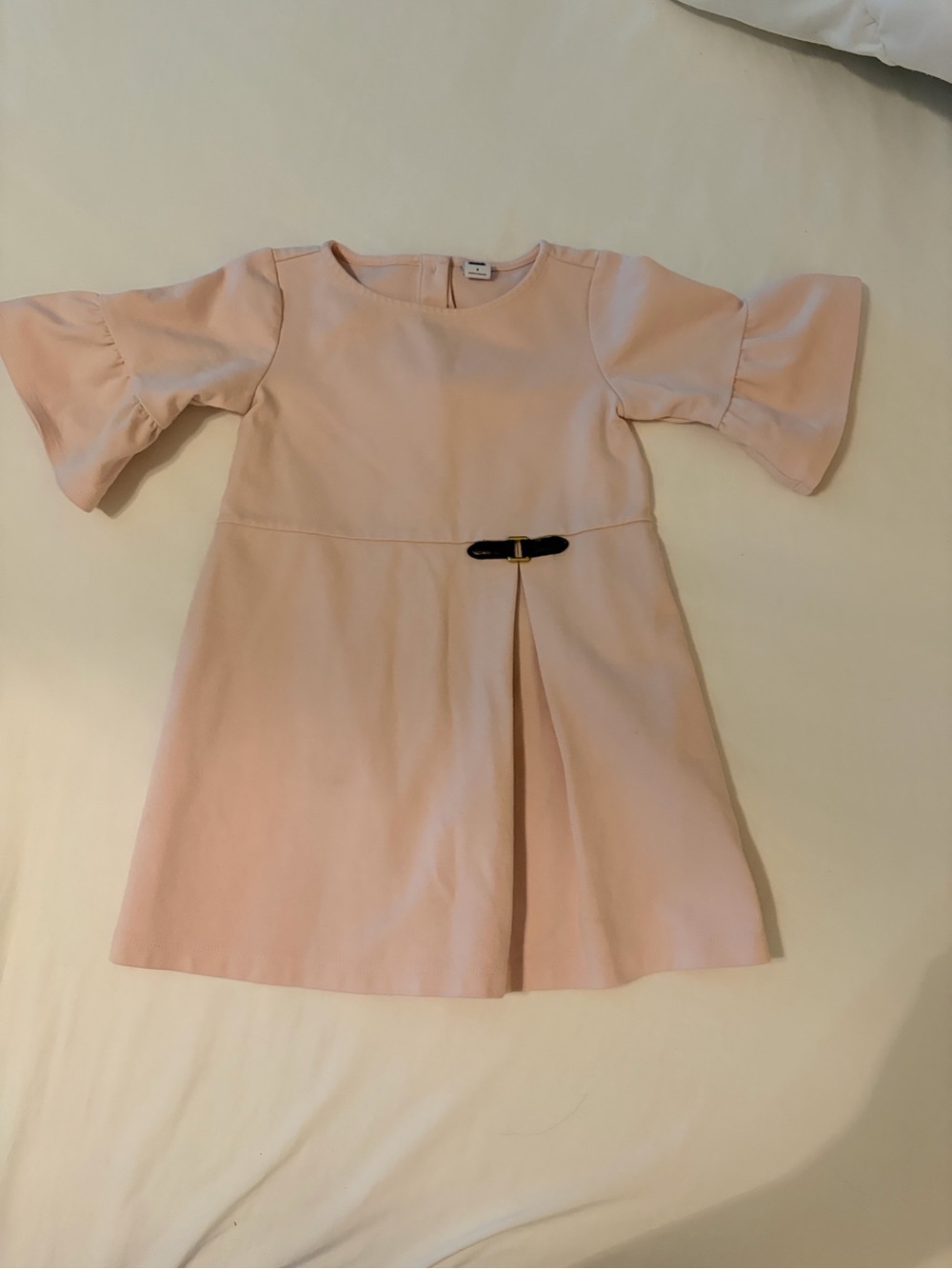 Janie and Jack Blush Pink Bell Sleeve Dress